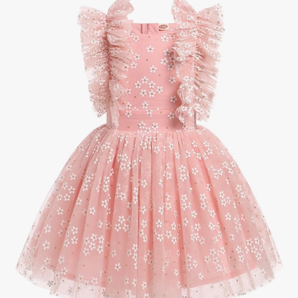 Pink tulle dress